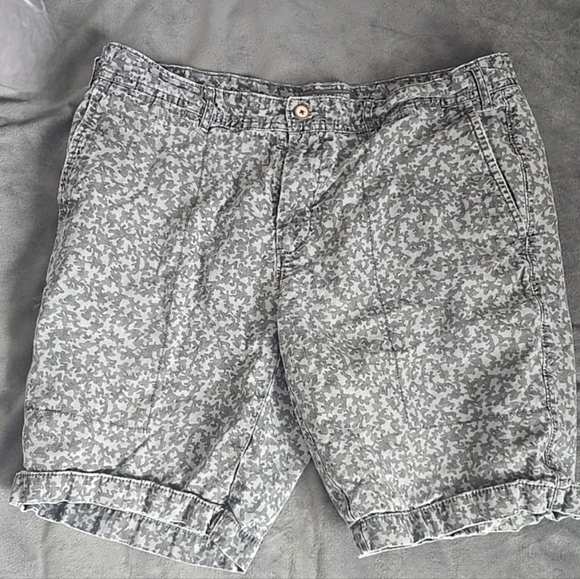 Slate & Stone Other - Slate & Stone Shorts Mens 34 Light & Dark Grays Chino Denim Botanical Men's